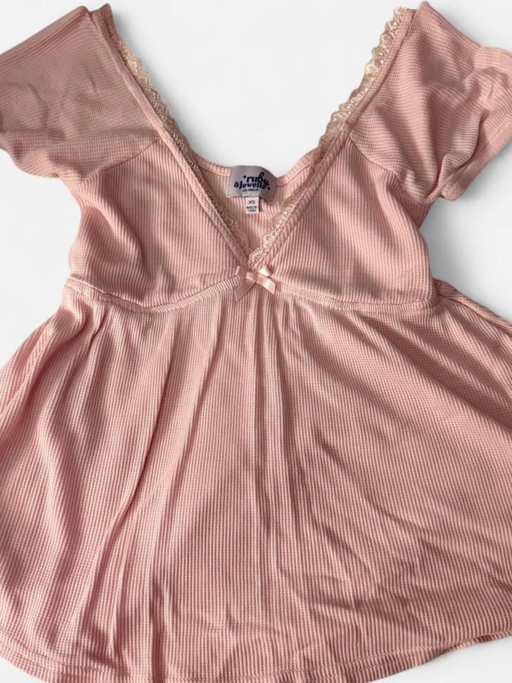 Pink Babydoll Top